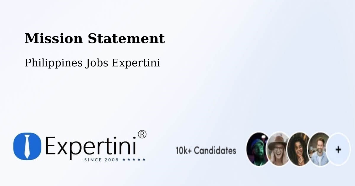 Corporate Mission – Jordan - Philippines Jobs Expertini